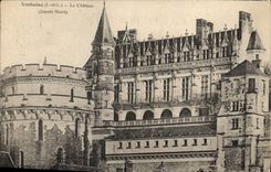 CPA Amboise Le Chateau facade nord 