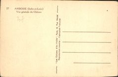 CPA Amboise vue generale du chateau 