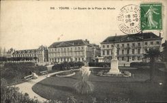 CPA Tours le Square de la Place du Musee 