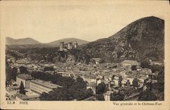 CPA Foix Vue generale et le Chateau Fort 