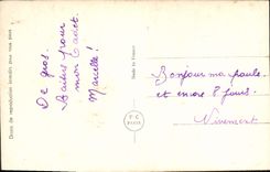 CPA De Tout Coeur Femme