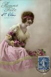 CPA Bonne Fete Femme