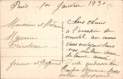 CPA Bonne Annee Femme