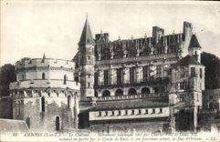 CPA Amboise Le Chateau Monument historique Bati par Charles VIII et Louis XII 