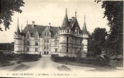 CPA Azay le Rideau Le Chateau La Facade Nord 