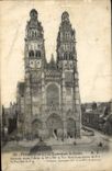 CPA Tours Cathedrale St Gatien 