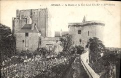 CPA Loches Le Donjon et la tour Louis XI 