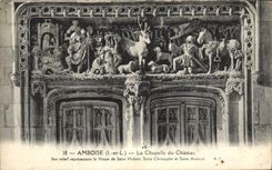 CPA Amboise La Chapelle du Chateau 
