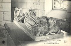 CPA Loches Le Chateau Royal Le Tombeau d'Agnes Sorel 