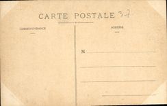 CPA Azay Le Rideau Le Chateau Detail de la Facade principale