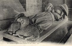 CPA Loches Le Chateau Royal Monument historique Le Tombeau d'Agnes Sorel 