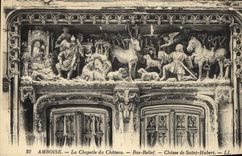 CPA Amboise la chapelle du chateau 