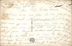 CPA Le Baiser d'amour qui prends le leures pour ciboire Femme