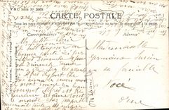 CPA Saus etes pres Je moi mon bonheur est complet Femme