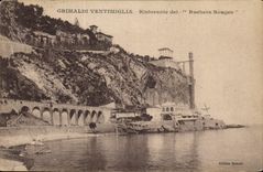 CPA Grimaldi Ventimiglia Ristorante dei Roches Rouges  