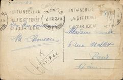 CPA Fontainebleu Le Chateau Galerie Francois 1er