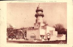 CPA Pavillion de la Cote francaise des somalis Paris Exposition coloniale Internationale