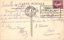 CPA Versailles Bassin de Latone Perspective du Tapis Vert Grand Canal 