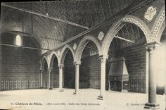 CPA Chateau de Blois Aile Louis XII Salle des Etats Generaux 