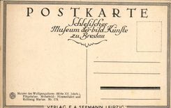 CPA Meister des Wolfgangaltares Mitte XV Jahrh Flugelaltar Mittelbild Himmelfahrt Und Kronung Mariae