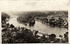 CPA Lyon Rhone l'Ile Barbe et la Saone 