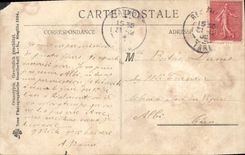 CPA Bonne Annee Femme
