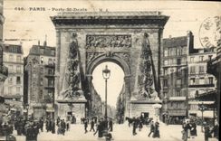 CPA Paris Porte St Denis 