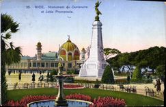 CPA Nice Monument du Centenaire et Jetee Promenade 