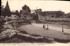 CPA Nice Cimiez Ruines Romaines les Arenes 