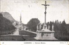 CPA Lourdes Calvaire Breton 