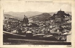 CPA La Haute Loire Pittoresque le Puy vue generale 