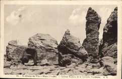 CPA De Croix de Vie a Sion Vendee Curieux Rochers de la Corniche Vendeenne 