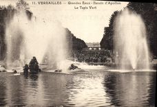 CPA Versailles Grandes Eaux Bassin d'Apollon le Tapis Vert 