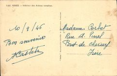 CPA Nimes Interieur des Arenes Romaines 