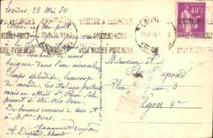 CPA Lourdes la Chute du Gave 