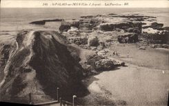 CPA St Palais sur Mer Cote d'Argent les Pierrieres 