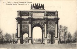 CPA Paris Arc de Triomphe du Carrousel 