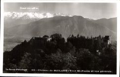 CPA La Savoie Pittoresque Chateau de Miolans Tour St Pierre et vue generale 