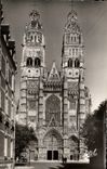 CPA Tours Facade de la Cathedrale 