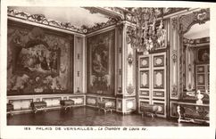 CPA Palais de Versailles la Chambre de Louis XV 