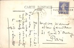 CPA Pau un Coin du Boulevard et la Chaine des Pyrenees
