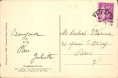 CPA Pyrenees Ocean Pau le Chateau Henri IV Donjon Facade et Entree 