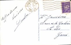 CPA Grenoble vue generale et Cours Jean Jaures 