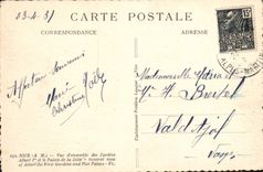 CPA Nice A M vue d'ensemble des Jardins Albert Ier et le Palais de la Jetee 