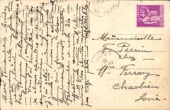 CPA Barque du Leman Bateau