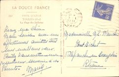 CPA Cote d'Azur Toulon Var la Plage des Sablettes 