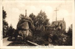 CPA N D de l'Hermitage les rochers de Peyrotine 
