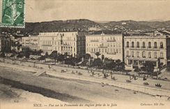 CPA Nice vue sur la promenade des Anglais prise de la Jetee 