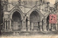 CPA Cathedrale de Chartres Portail Nord 