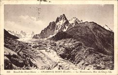 CPA Massif du Mont Blanc Chamonix Mont Blanc le Montenvers Mer de Glace 